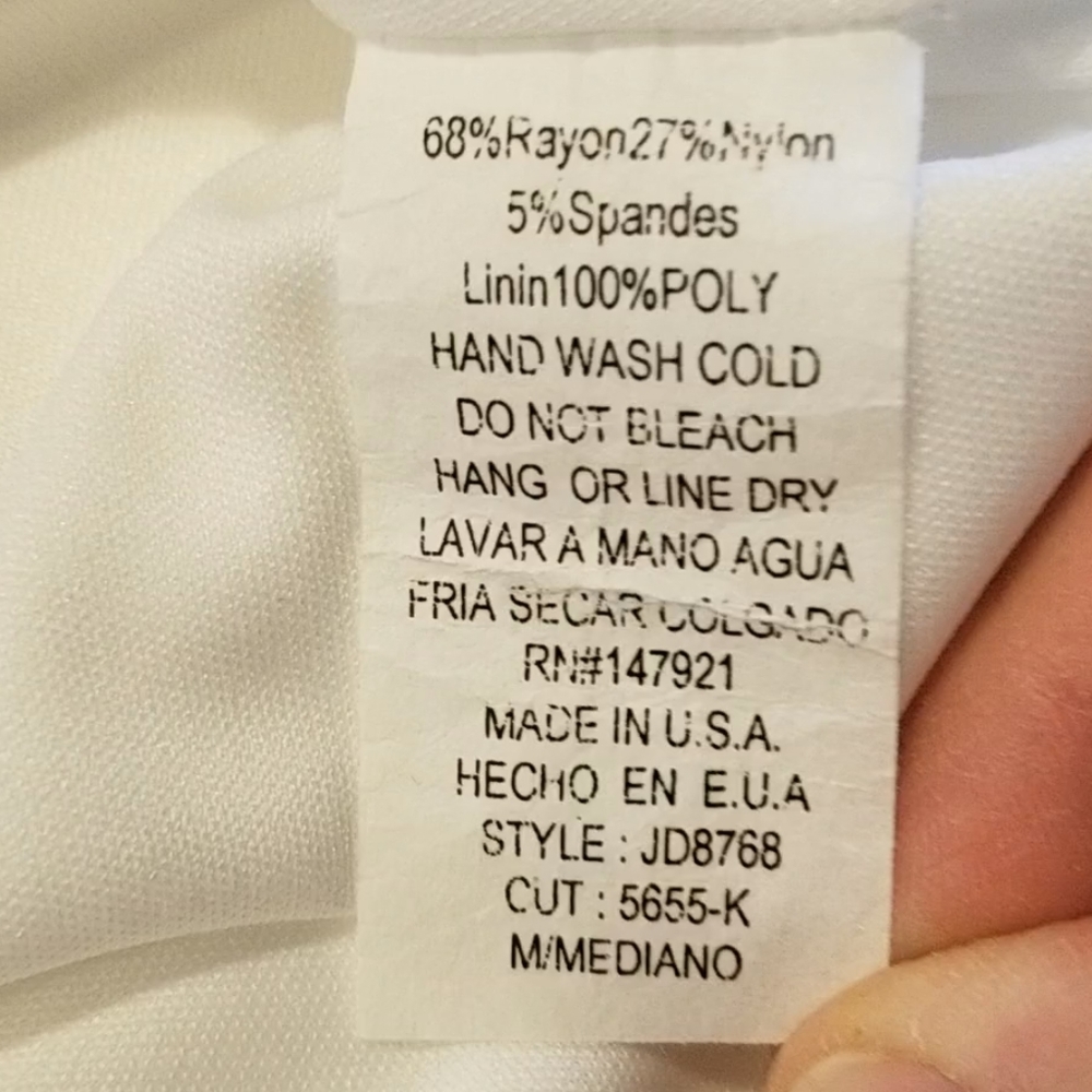 White cocktail dress - Picture 4 of 4